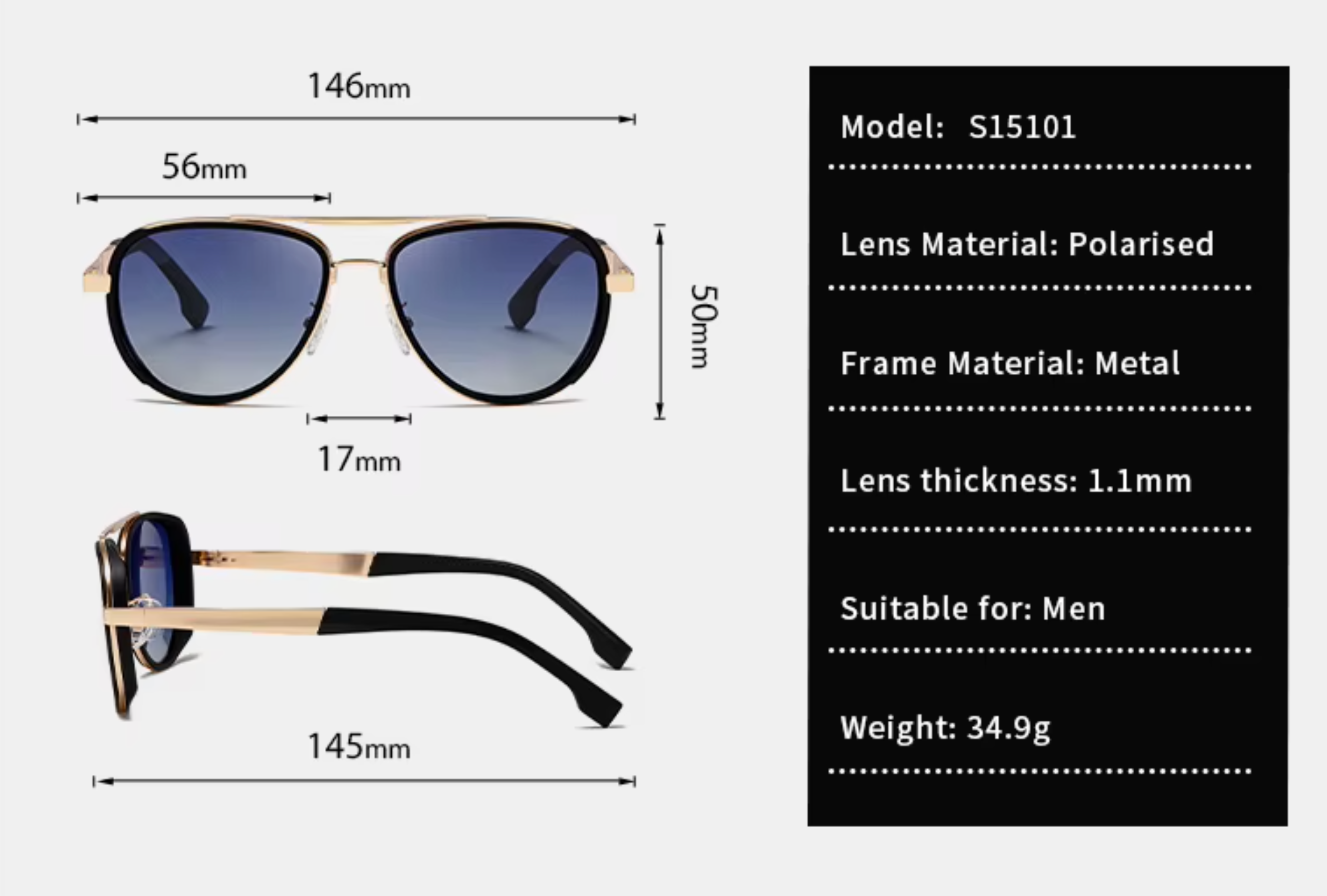 Meridian Navigator Frames - Polarized for MacBook